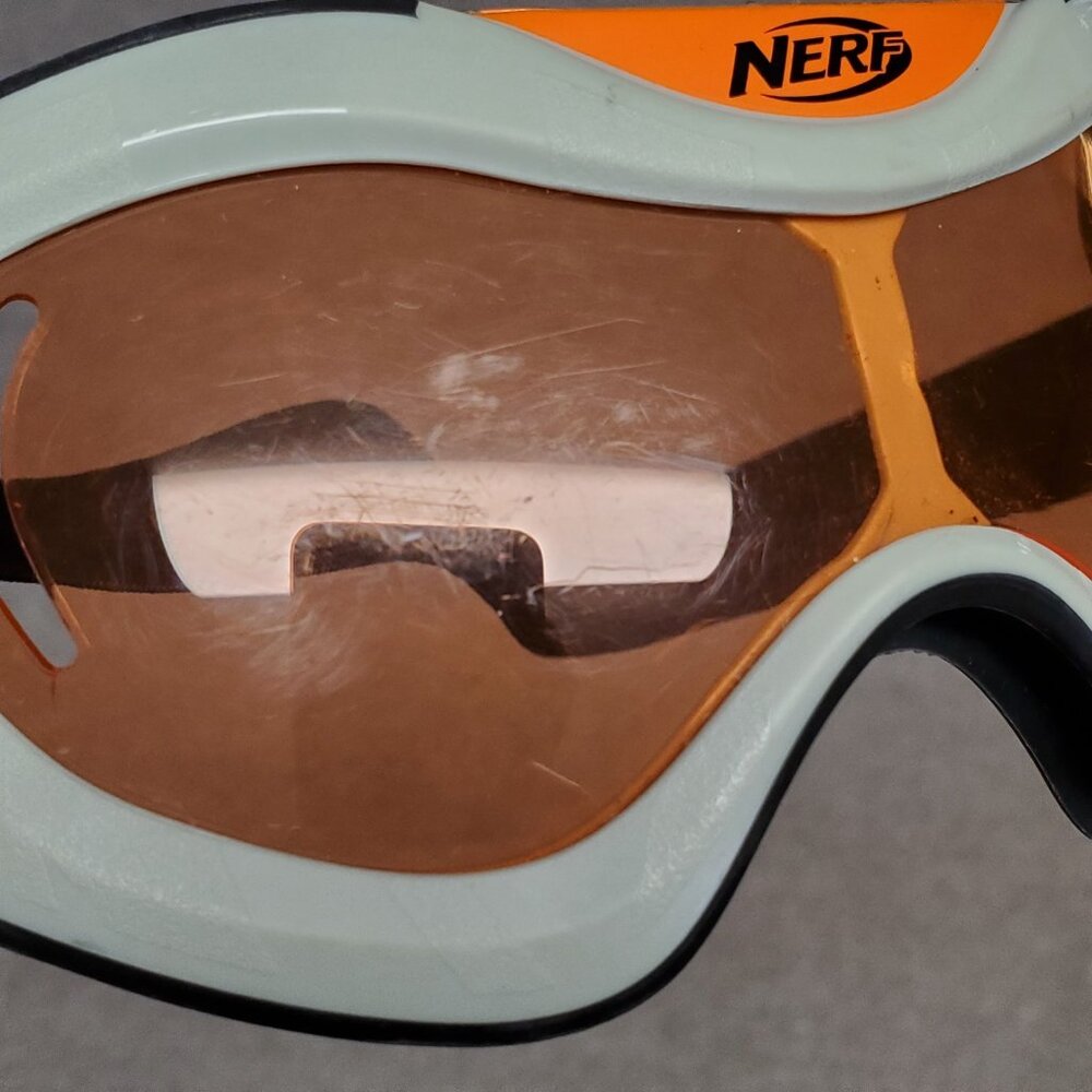 NERF Battle Goggles Blaster Protection Orange Kids Toys HASBRO Eye Protection - Picture 5 of 5